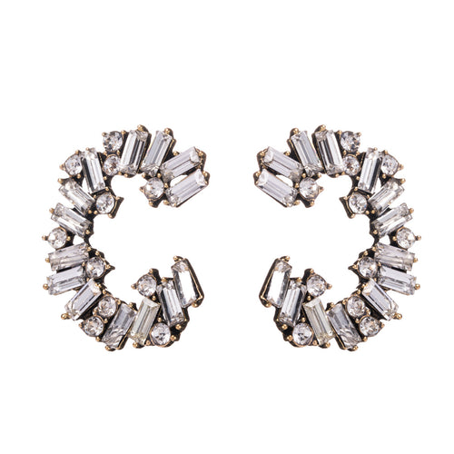 'Evelyn' Studs-Clear